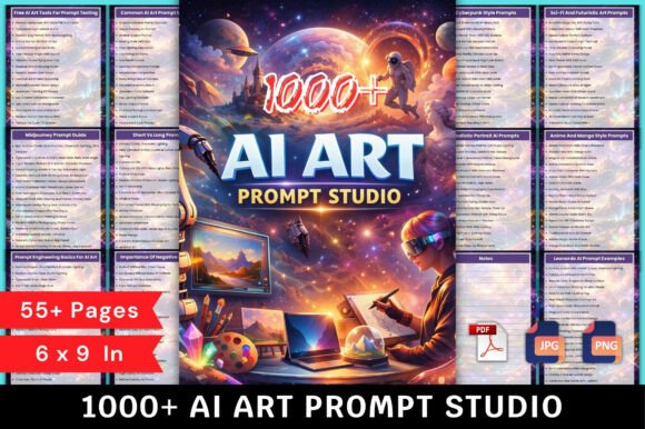 🎨 1000 AI Art Prompt Studio: A Creative Powerhouse for Artists and Designers
