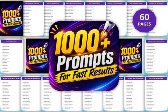 1000 Prompts for Fast Results: A Game-Changer for Productivity and Efficiency