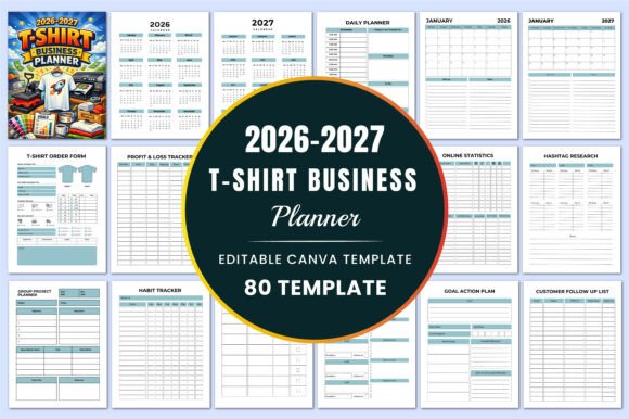 2026–2027 T-Shirt Business Planner KDP: A Strategic Tool for Entrepreneurs