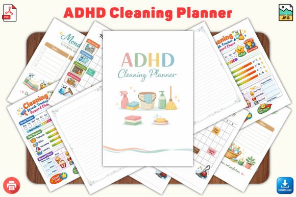 ADHD Cleaning Planner: A Practical Tool for Structured Daily Tasks