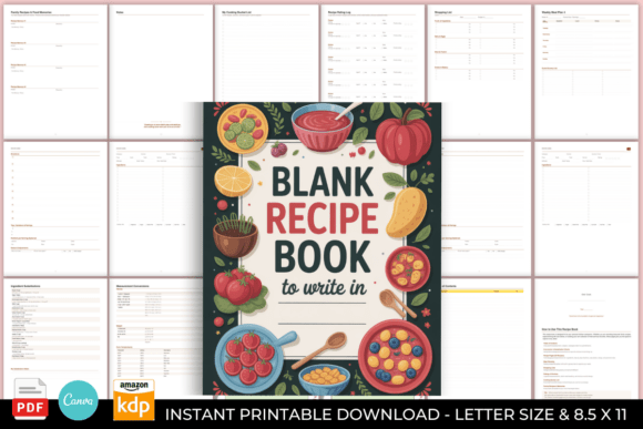 Blank Recipe Book to Write In: Your Kitchen’s Ultimate Creative Companion