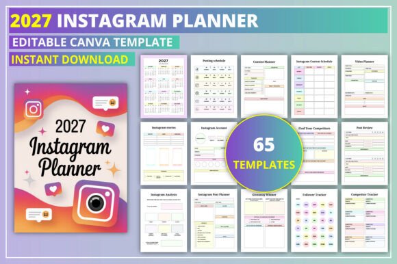 Editable 2027 Instagram Planner: A Strategic Tool for Social Media Success