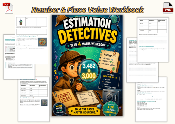 Estimation Detectives Maths Workbook: Transforming Learning into an Exciting Mystery Adventure