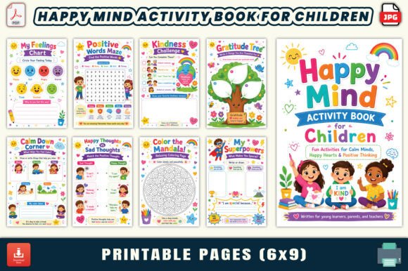 Happy Mind Activity Book for Children
