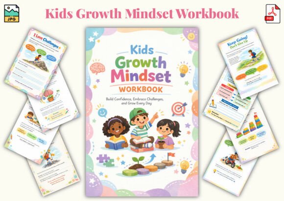 Kids Growth Mindset Workbook