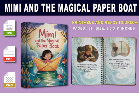 Mimi and the Magical Paper Boat Story: A Journey of Imagination and Discovery