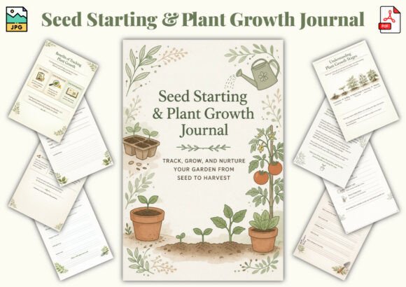 Seed Starting Plant Growth Journal
