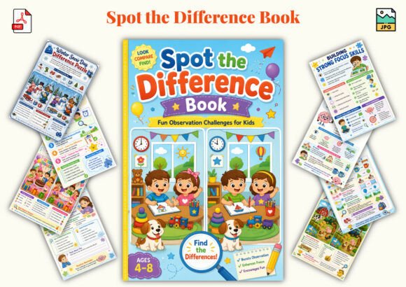 Spot the Difference Book: A Fun and Educational Tool for Kids and Adults Alike